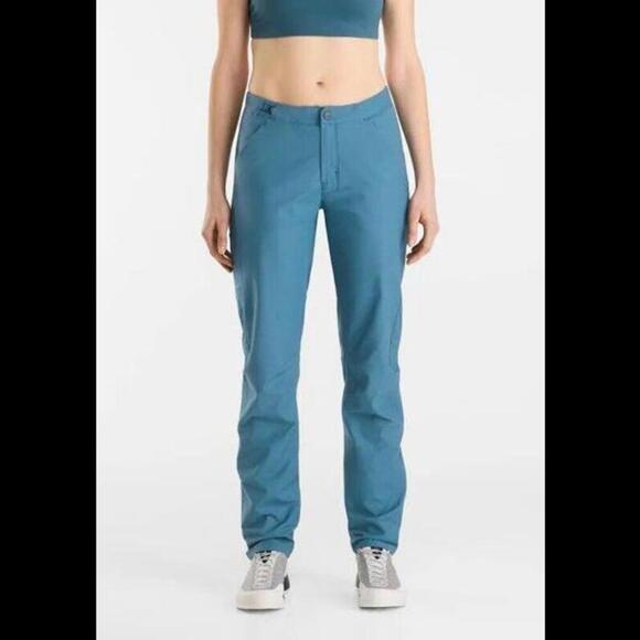 New Arc’teryx Konseal Pant Women’s Sz 10 Serene Green Outdoor Hiking Zip Pockets - Picture 15 of 15